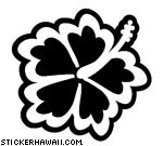 Hibiscus #2 Decal