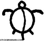 Petroglyph Honu Decal