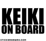 Keiki On Board Decal