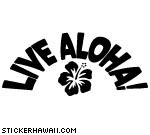 Live Aloha Decal