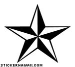 Nautical Star Decal Sticker