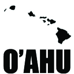 O'ahu With Islanc Chain Decal