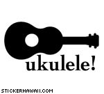 Ukulele Decal