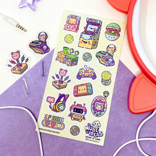 bookmarks page tabs gamer game arcade cat