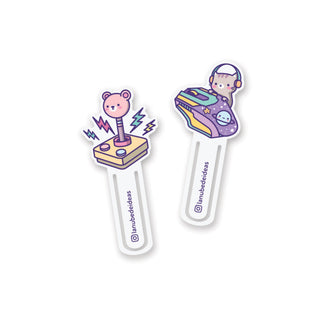 bookmarks page tabs gamer game arcade cat 