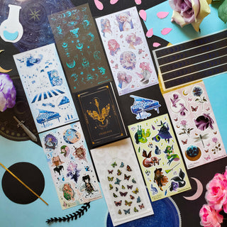 fantasy stars moon sky people magic nature