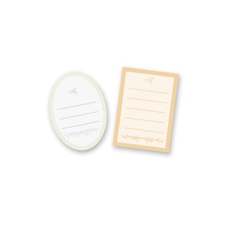 chocolat biscuit treats vintage notecard gift tag